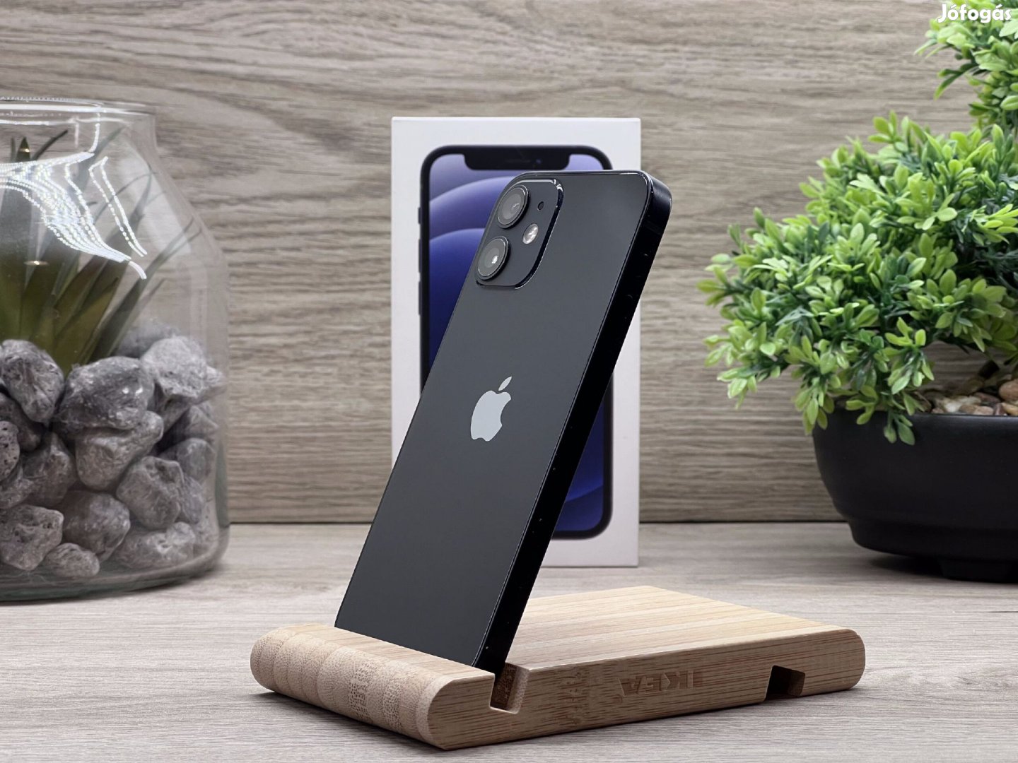 iPhone 12 Mini Black 128GB 2 ÉV Garanciával Számlával