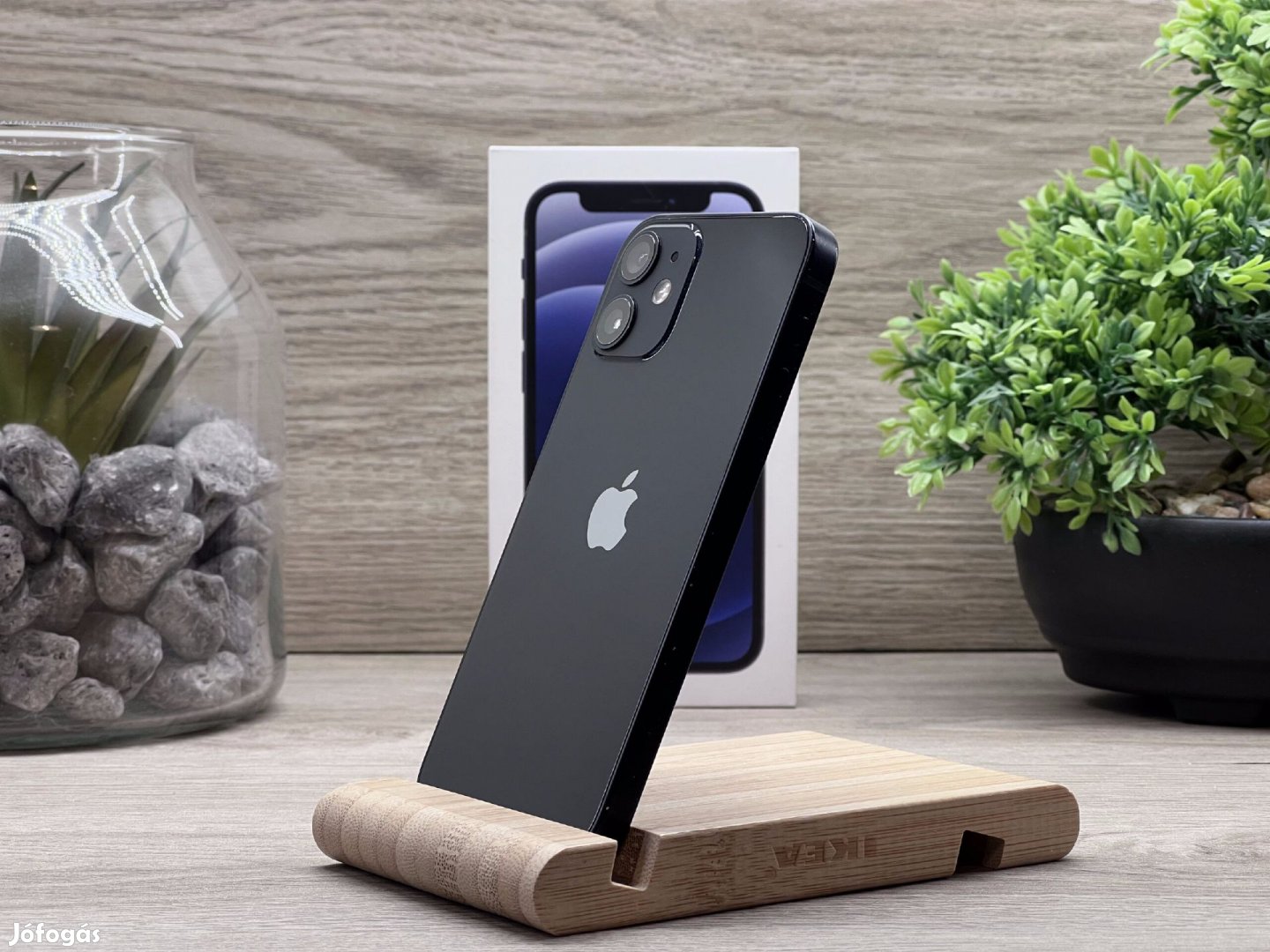 iPhone 12 Mini Black 128GB 2 ÉV Garanciával Számlával