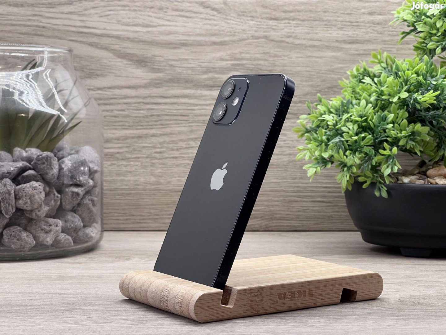 iPhone 12 Mini Black 128GB 2 ÉV Garanciával Számlával Aksi 100%