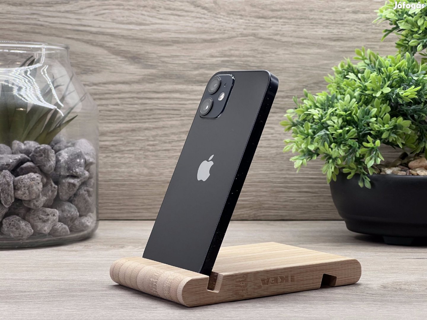 iPhone 12 Mini Black 64GB 2 ÉV Garanciával Számlával Aksi 100%
