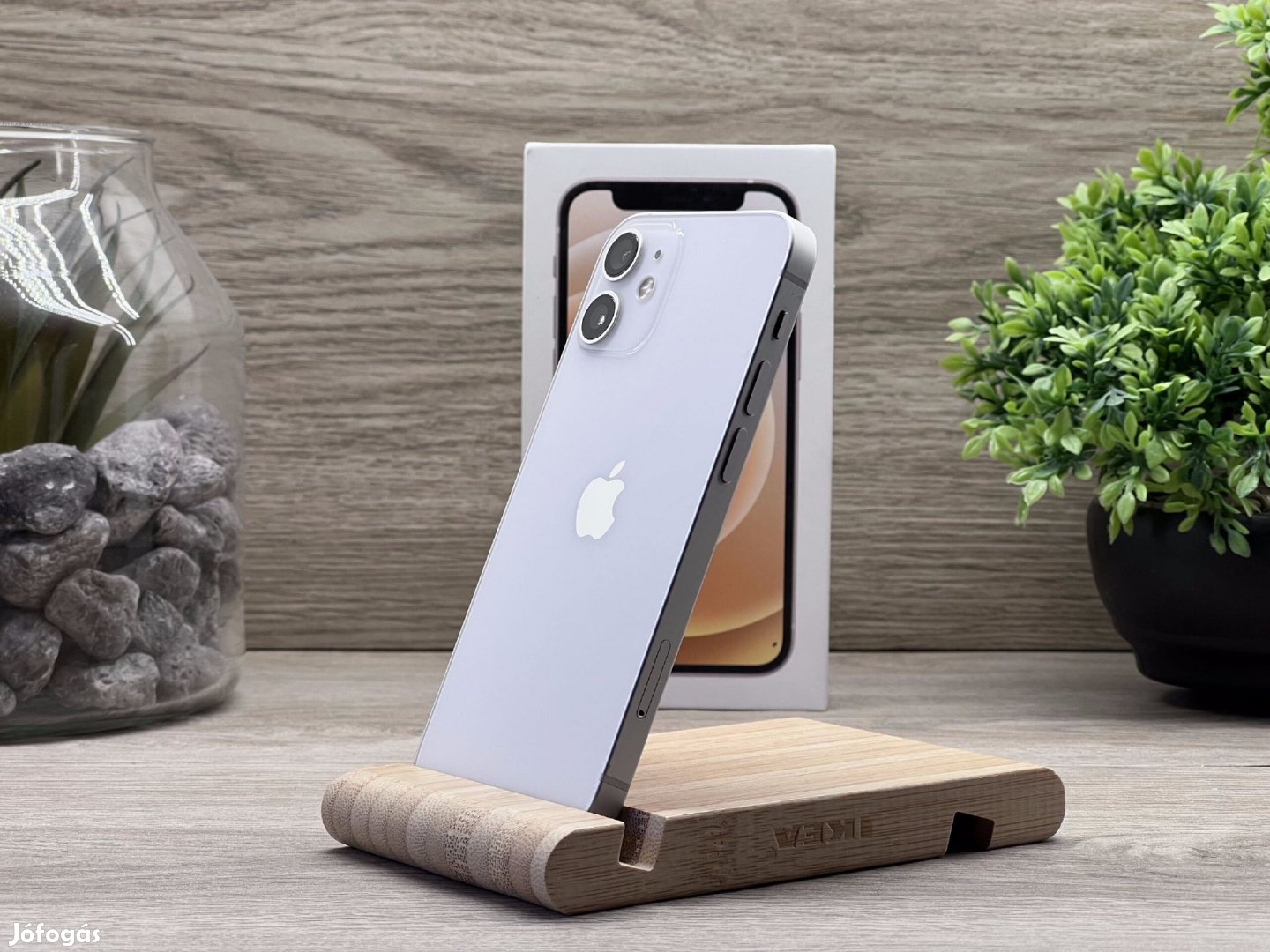 iPhone 12 Mini White 128GB 2 ÉV Garanciával Számlával Aksi 100%