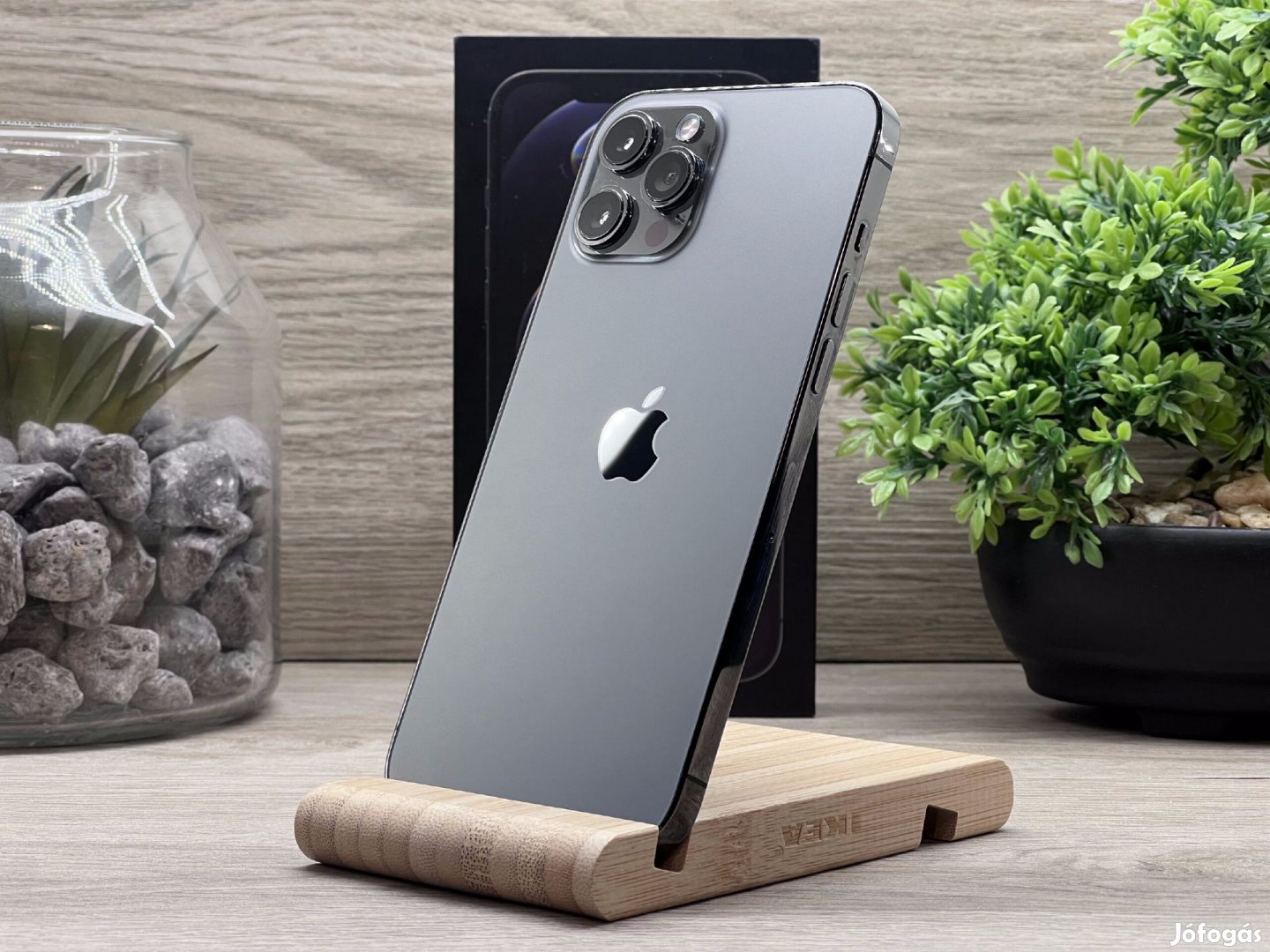 iPhone 12 Pro Max Graphite 256GB 2 ÉV Garanciával Számlával Aksi