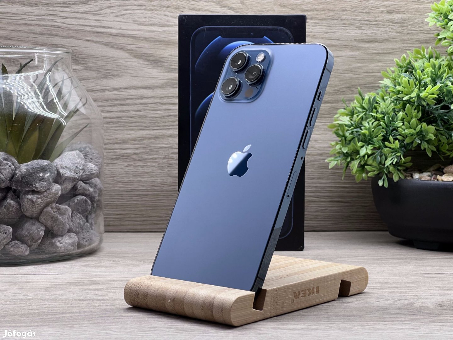 iPhone 12 Pro Max Pacific Blue 256GB 2 ÉV Garanciával Számlával Aksi