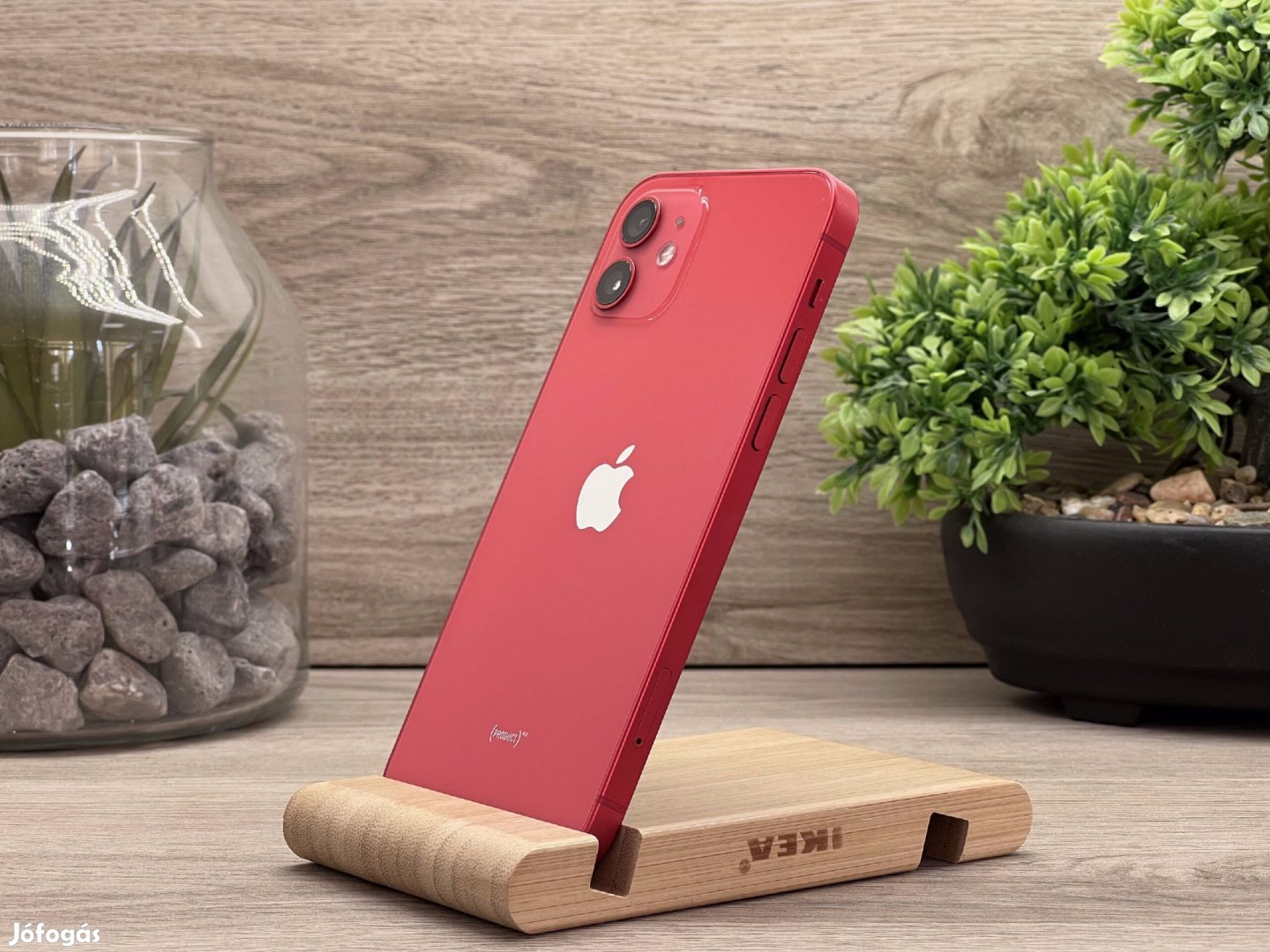 iPhone 12 Red 64GB 1 ÉV Garanciával Számlával 92% Akksi