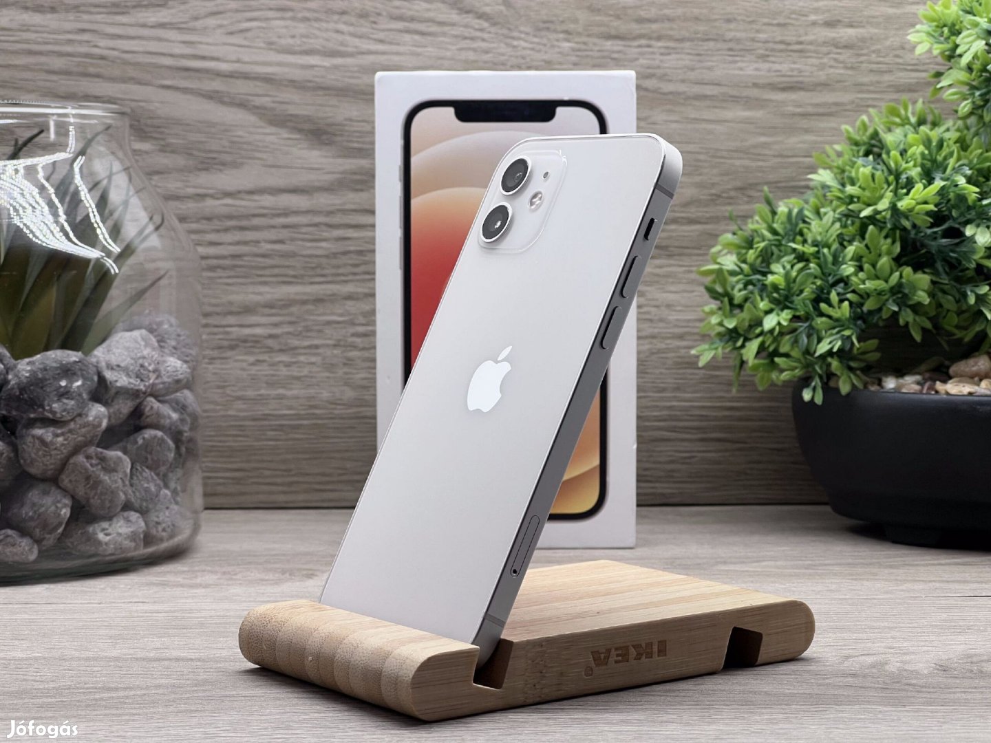 iPhone 12 White 64GB 2 ÉV Garanciával Számlával Aksi 100%