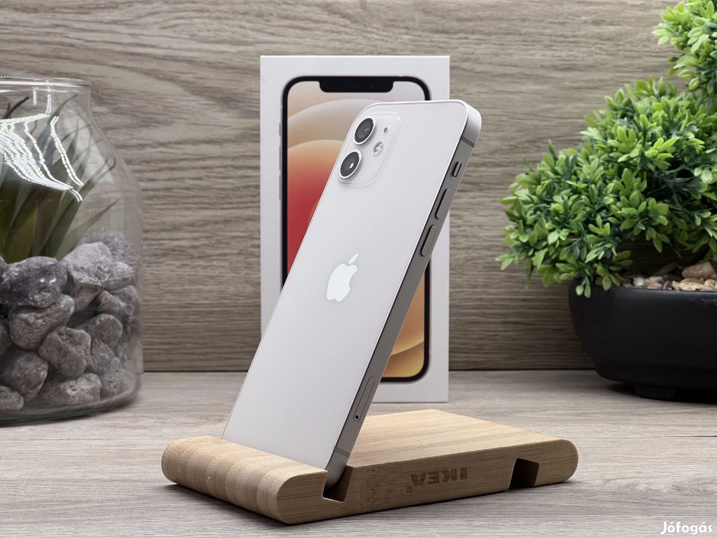 iPhone 12 White 64GB 2 ÉV Garanciával Számlával Aksi 100%