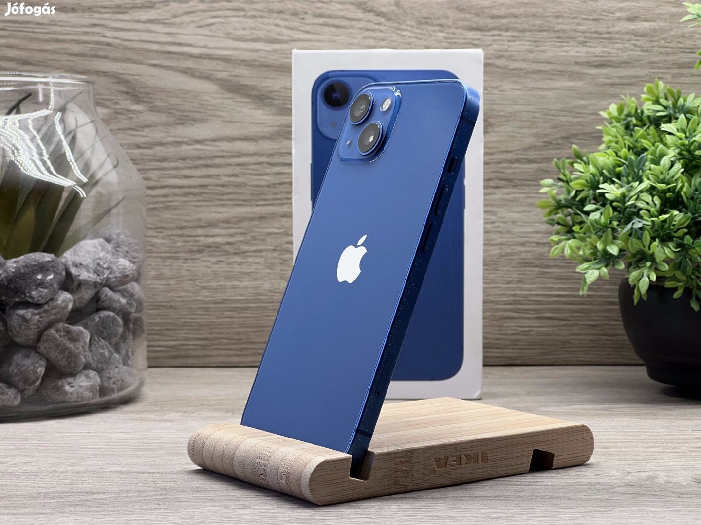 iPhone 13 Blue 128GB 2 ÉV Garanciával Számlával Aksi 100%