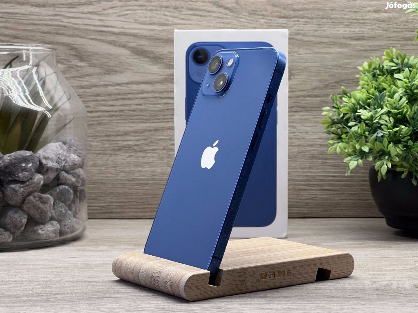 iPhone 13 Blue 128GB 2 ÉV Garanciával Számlával Aksi 100%