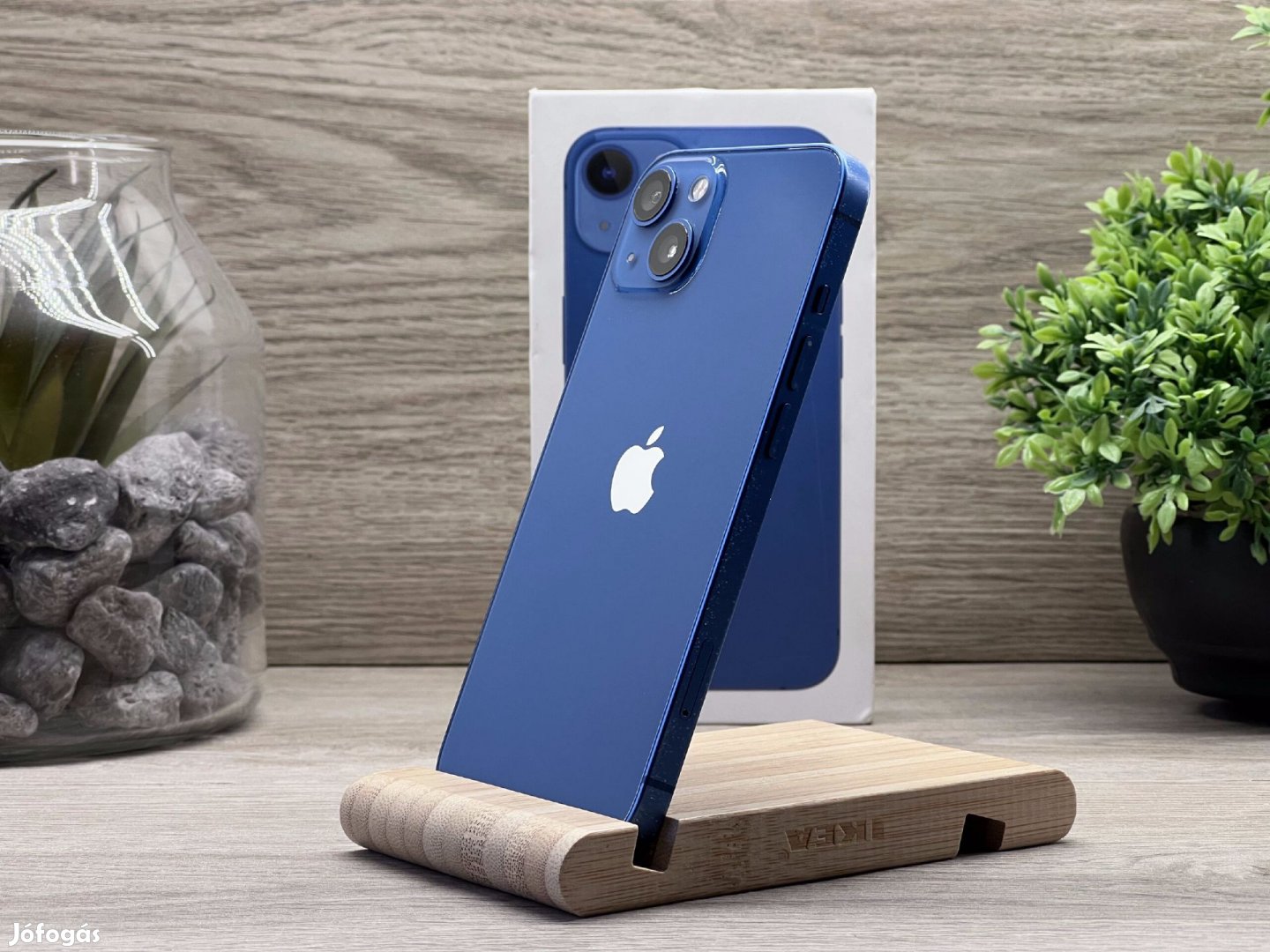 iPhone 13 Blue 128GB 2 ÉV Garanciával Számlával Aksi 100%