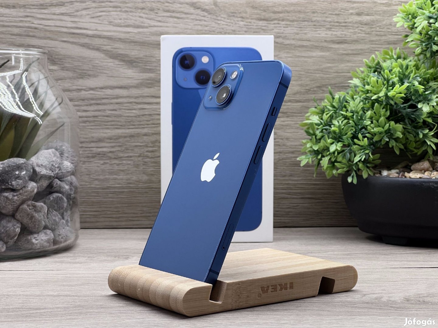 iPhone 13 Blue 128GB 2 ÉV Garanciával Számlával Aksi 92%