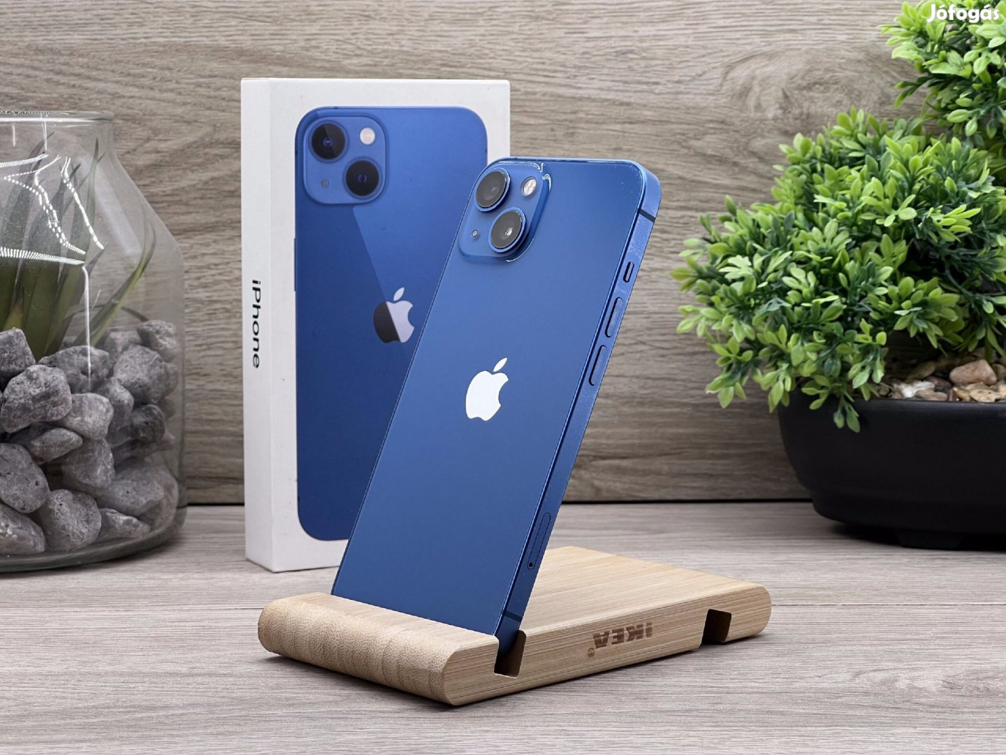 iPhone 13 Blue 256GB 1 ÉV Garanciával Számlával Aksi 92%