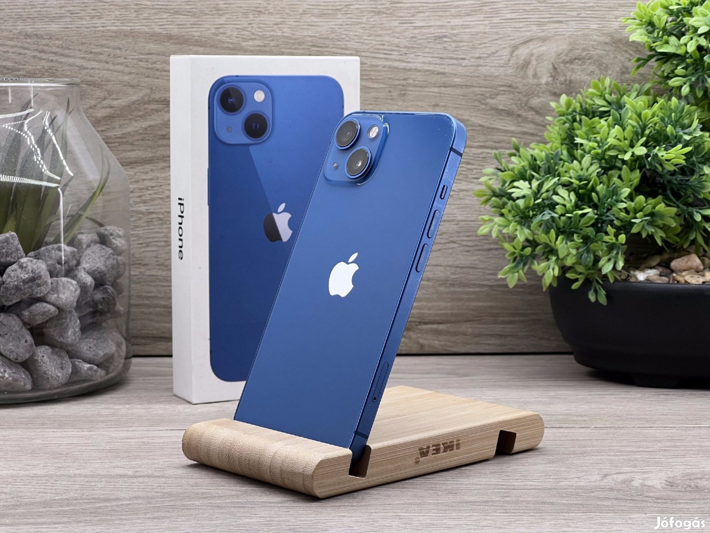 iPhone 13 Blue 256GB 1 ÉV Garanciával Számlával Aksi 92%