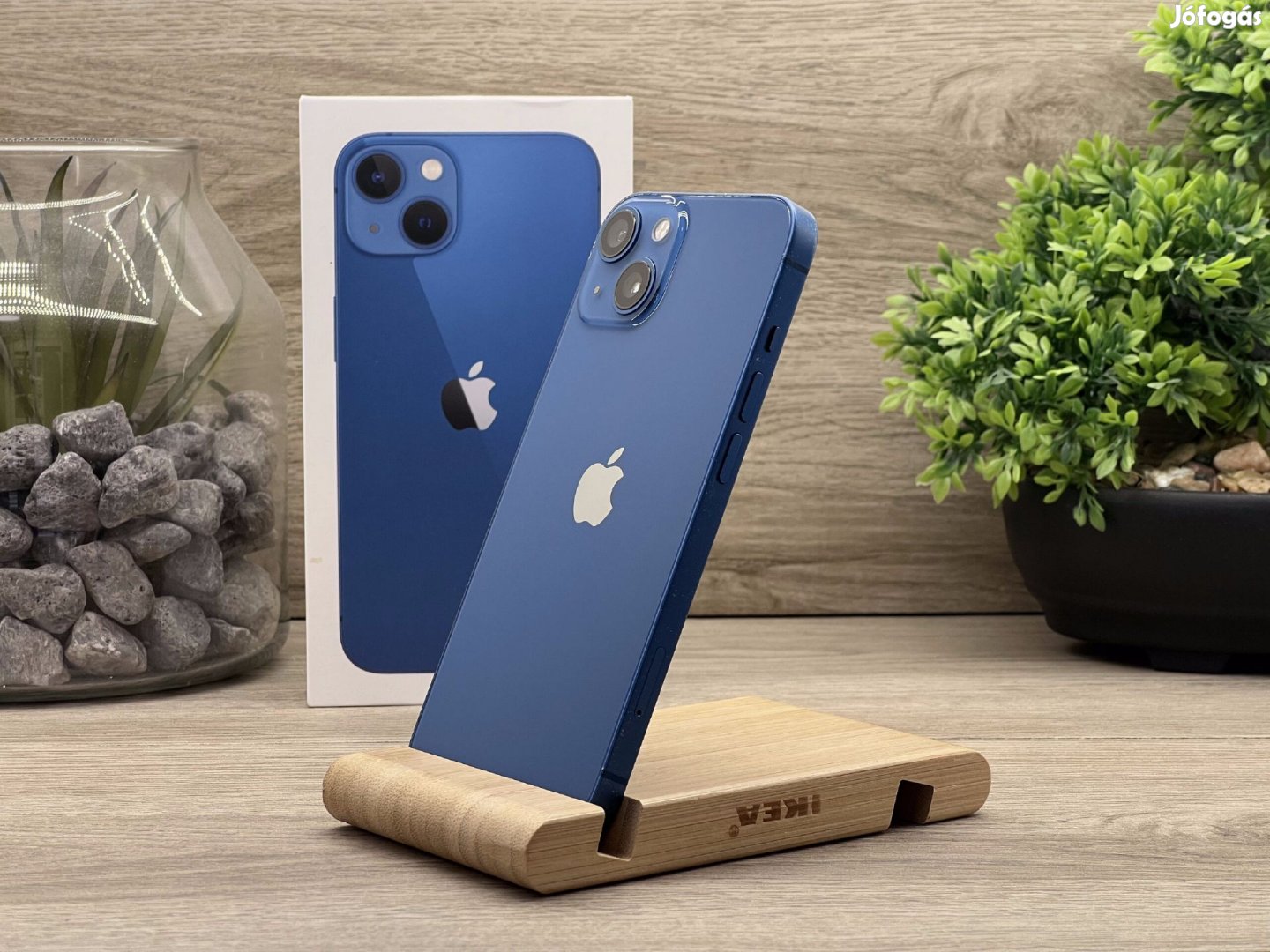 iPhone 13 Blue 256GB 1 ÉV Garanciával Számlával Aksi 96%