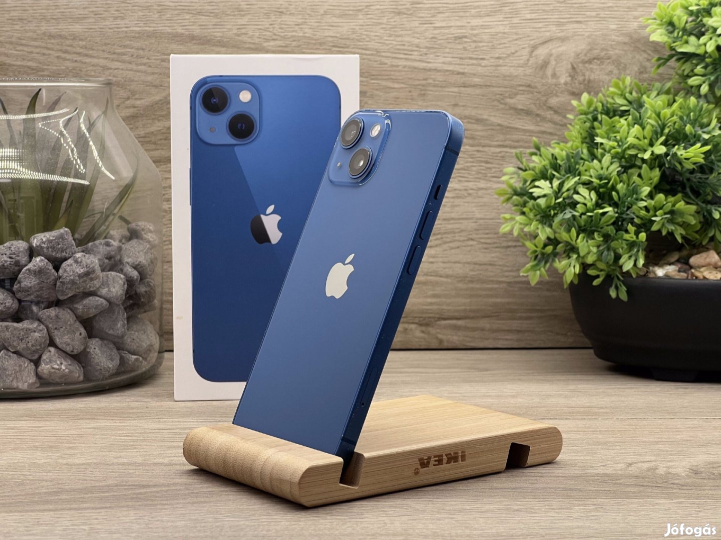 iPhone 13 Blue 256GB 1 ÉV Garanciával Számlával Aksi 96%