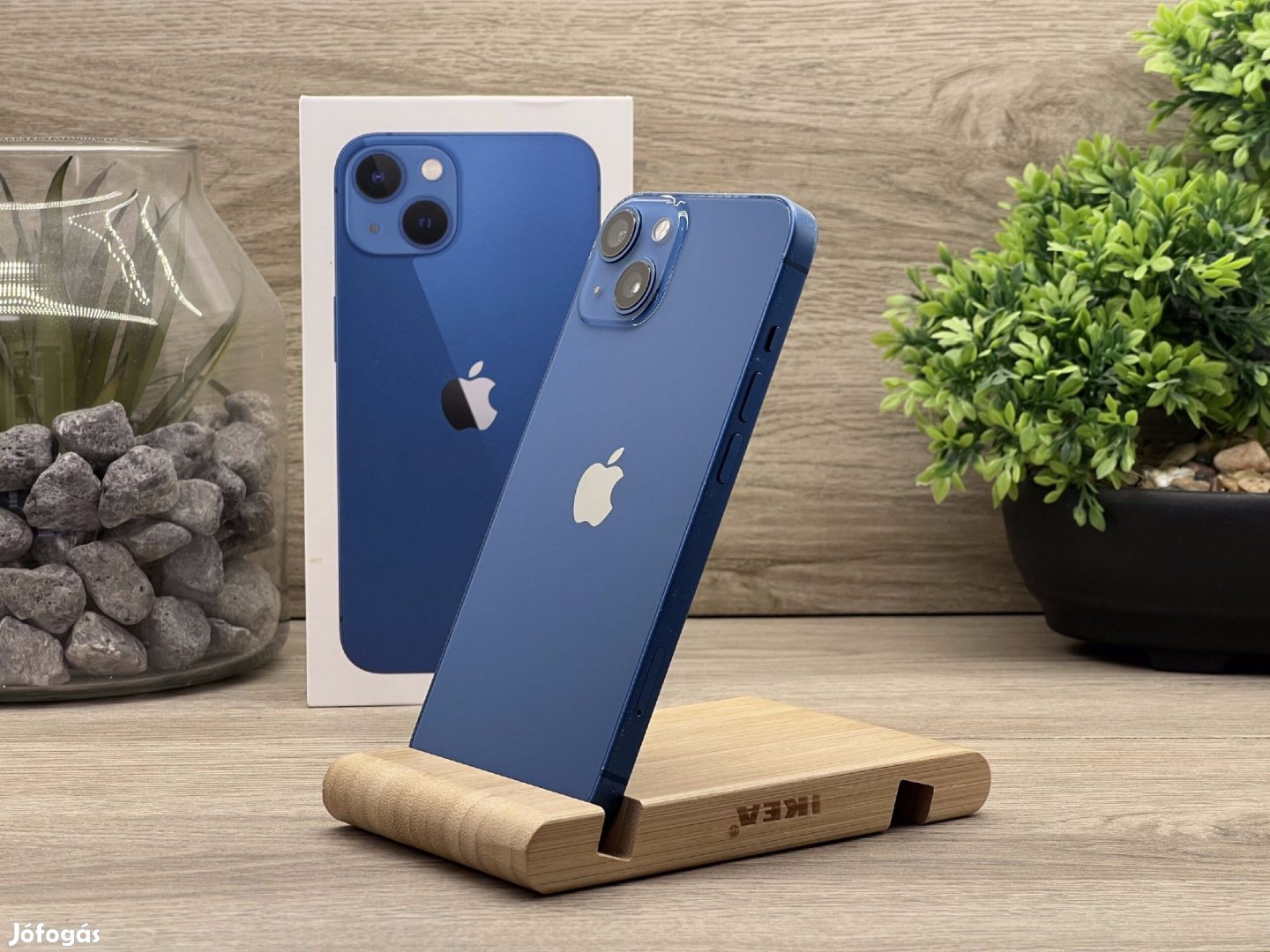 iPhone 13 Blue 256GB 1 ÉV Garanciával Számlával Aksi 96%