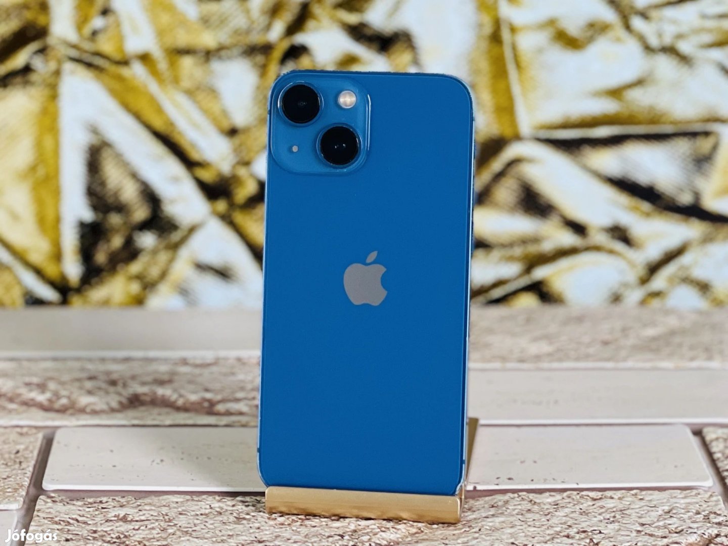 iPhone 13 Mini 128 GB Blue szép állapotú - 12 HÓ GARANCIA