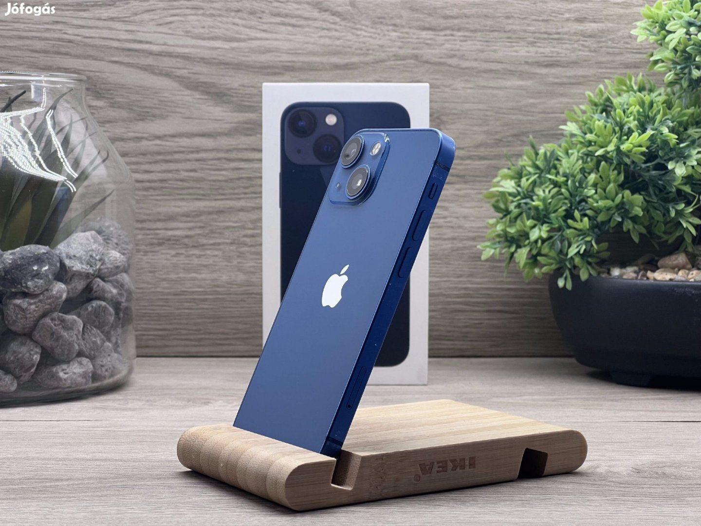 iPhone 13 Mini Blue 256GB 2 ÉV Garanciával Számlával Aksi 100%