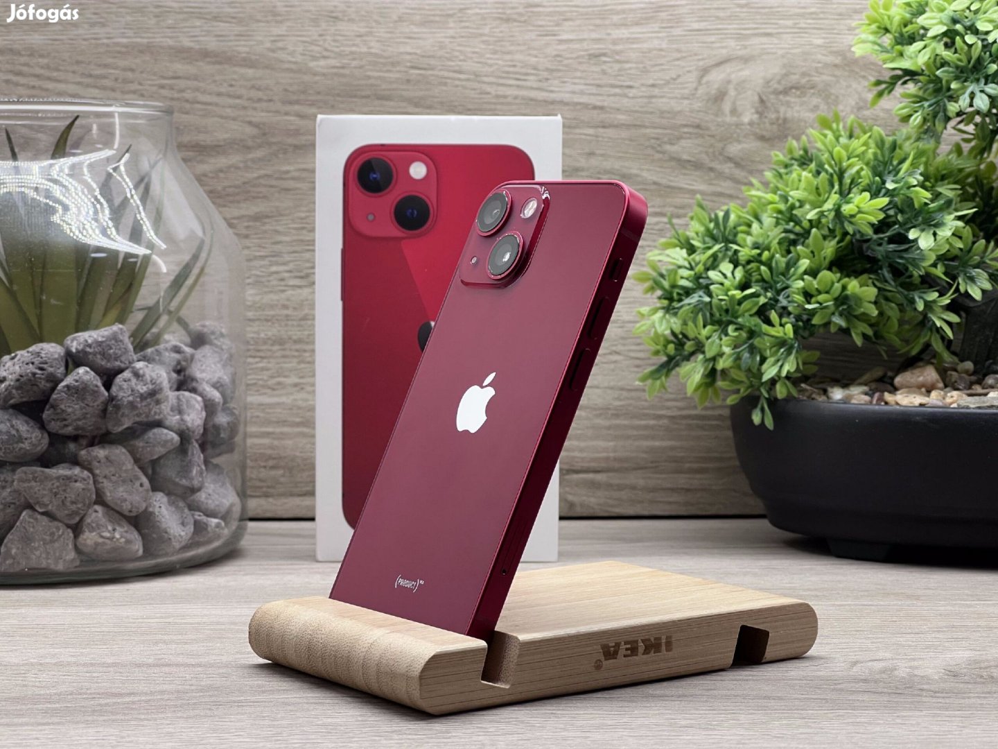 iPhone 13 Mini Red 128GB 2 ÉV Garanciával Számlával Aksi 93%