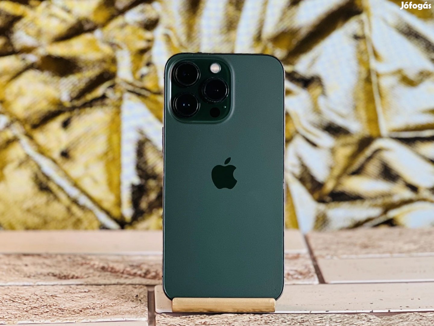 iPhone 13 Pro 128 GB Alpine Green szép állapotú - 12 HÓ GARANCIA