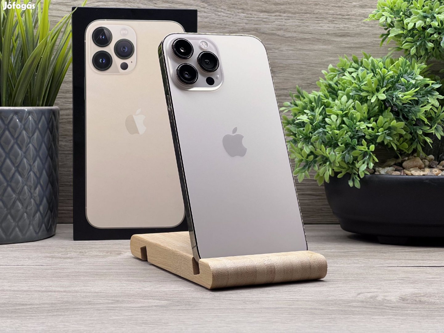 iPhone 13 Pro Max Gold 256GB 2 ÉV Garanciával Számlával 91