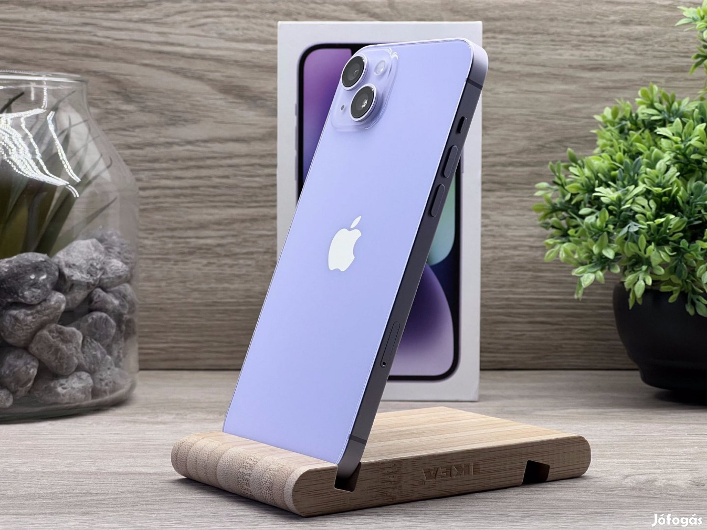 iPhone 14 Plus Purple 128GB 2 ÉV Garanciával Számlával Aksi 95%