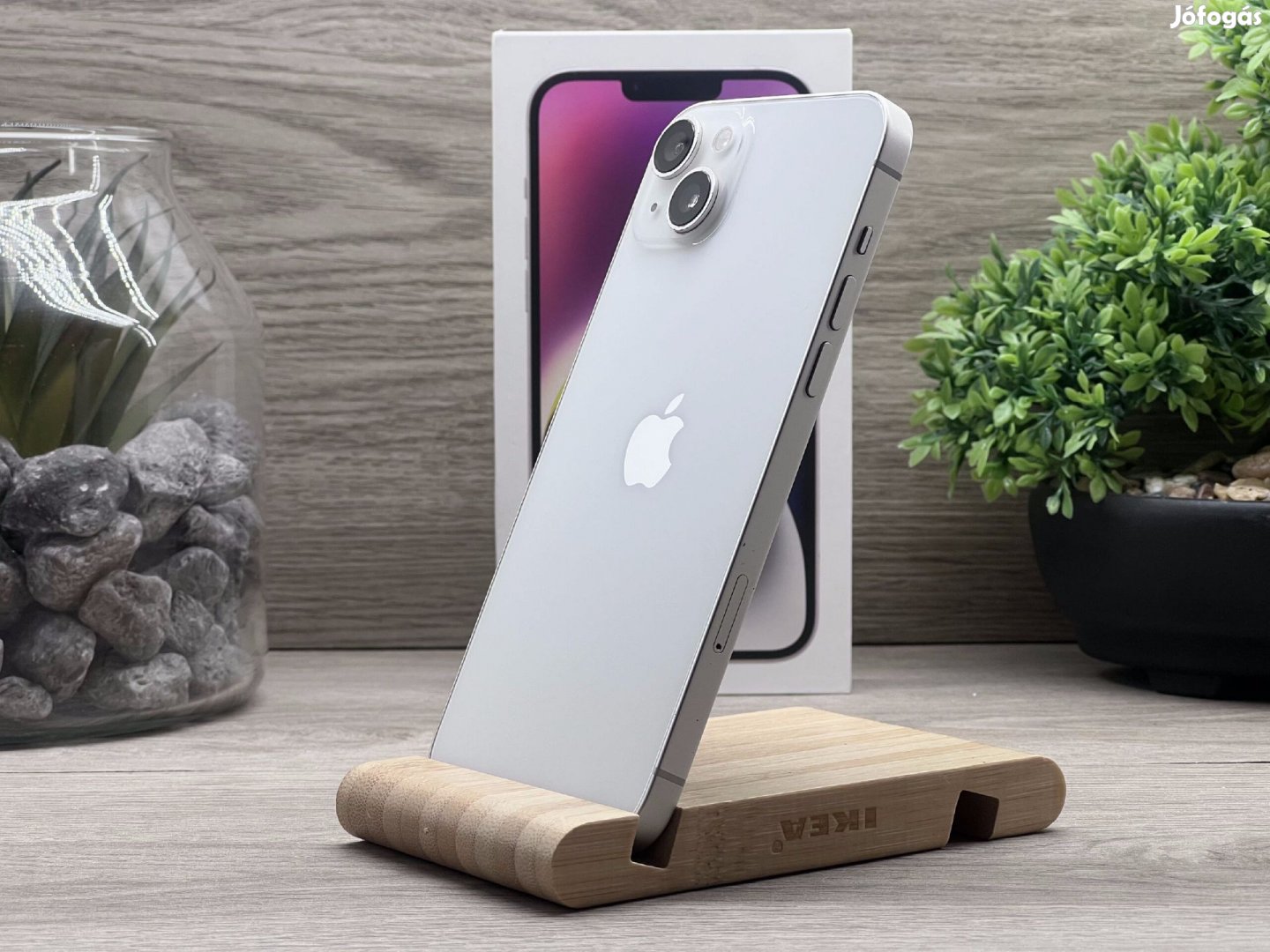 iPhone 14 Plus Starlight 256GB 2 ÉV Garanciával Számlával 92% Akku