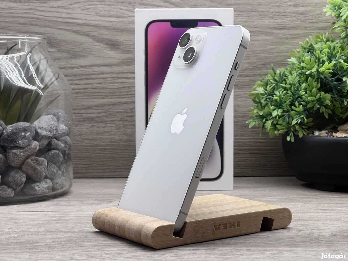 iPhone 14 Plus Starlight 256GB 2 ÉV Garanciával Számlával 92% Akku