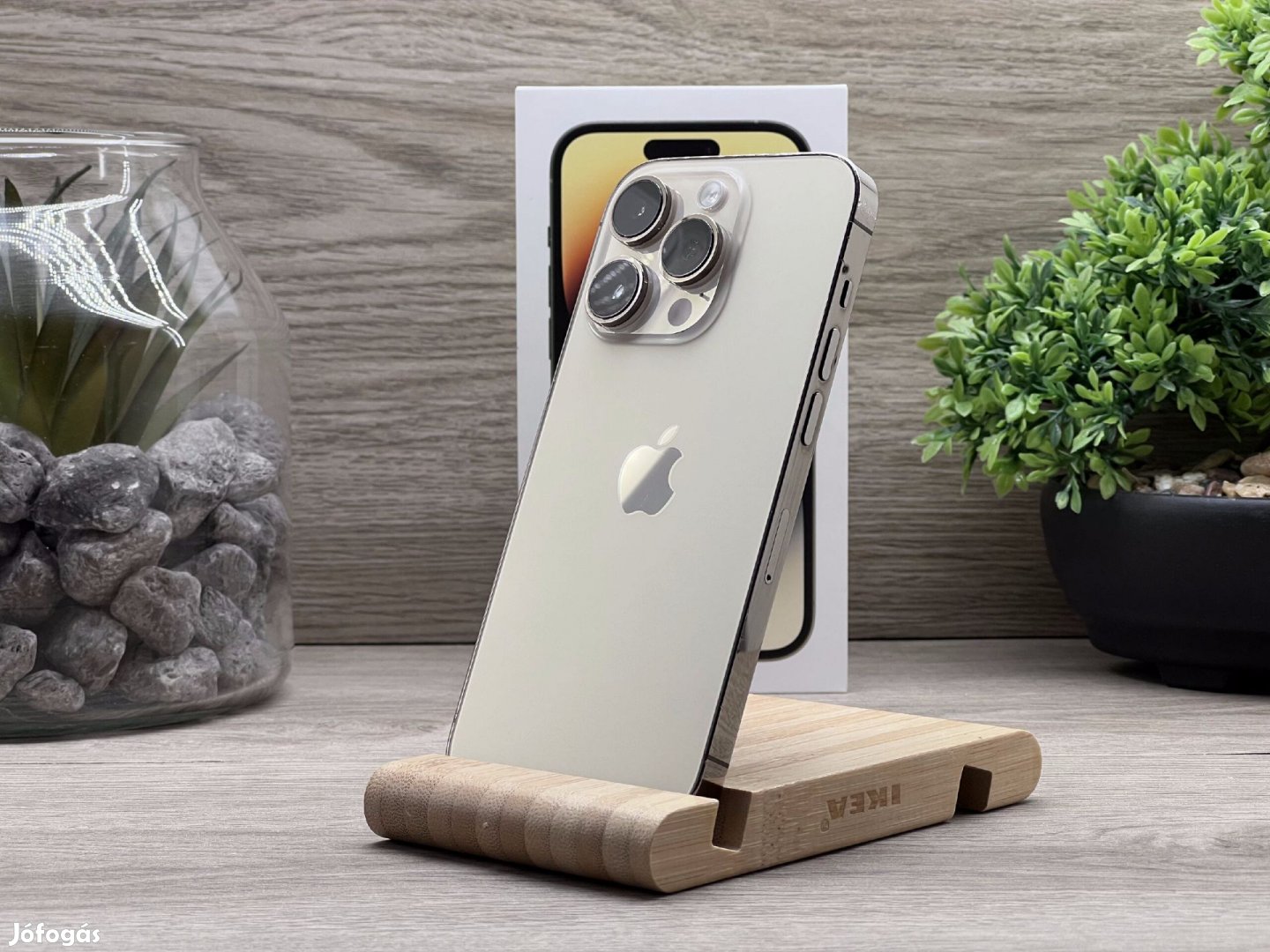 iPhone 14 Pro Gold 128GB 2 ÉV Garanciával Számlával Aksi 93%
