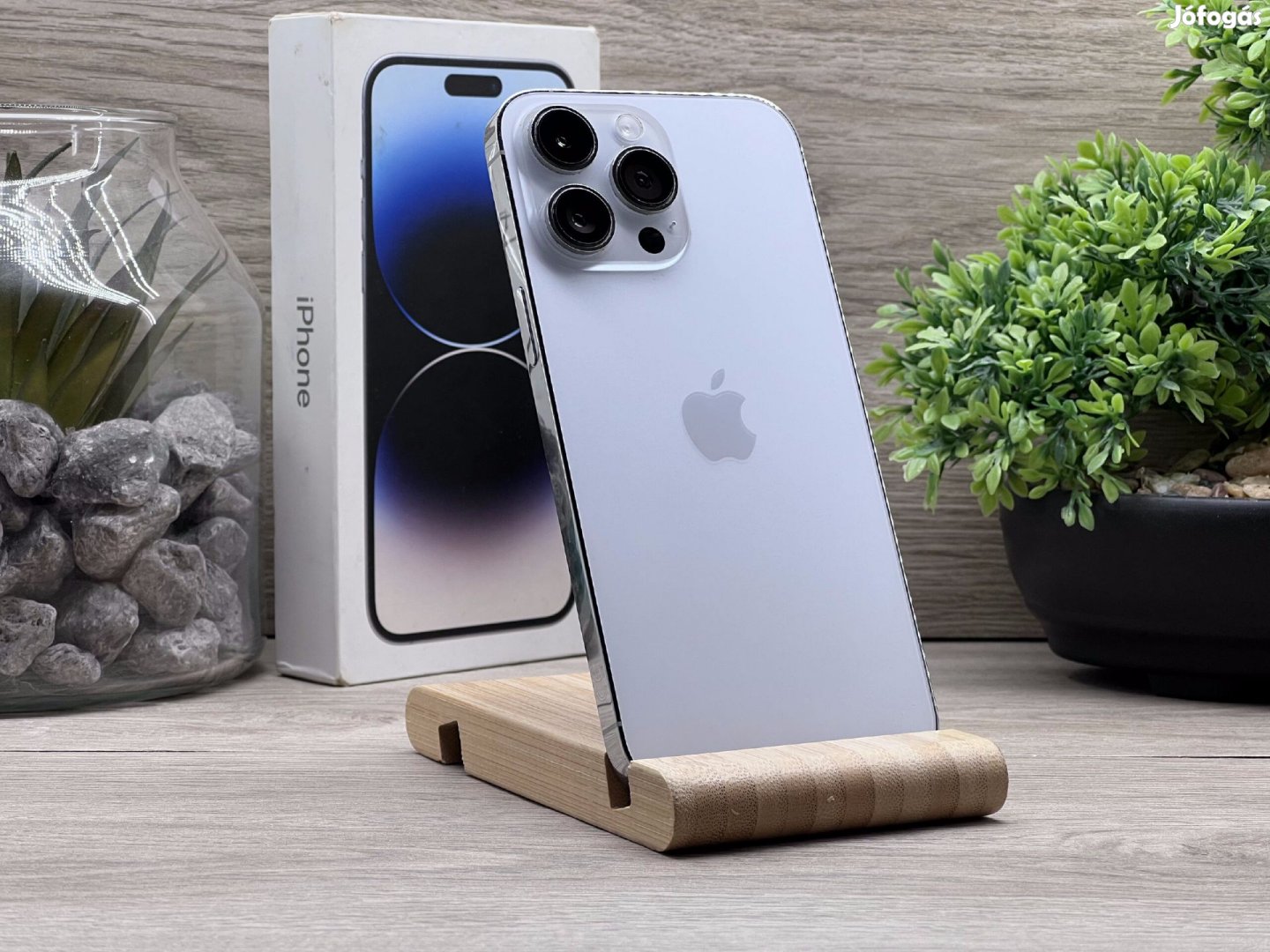 iPhone 14 Pro Max Silver 128GB 2 ÉV Garanciával Számlával 93% Akksi
