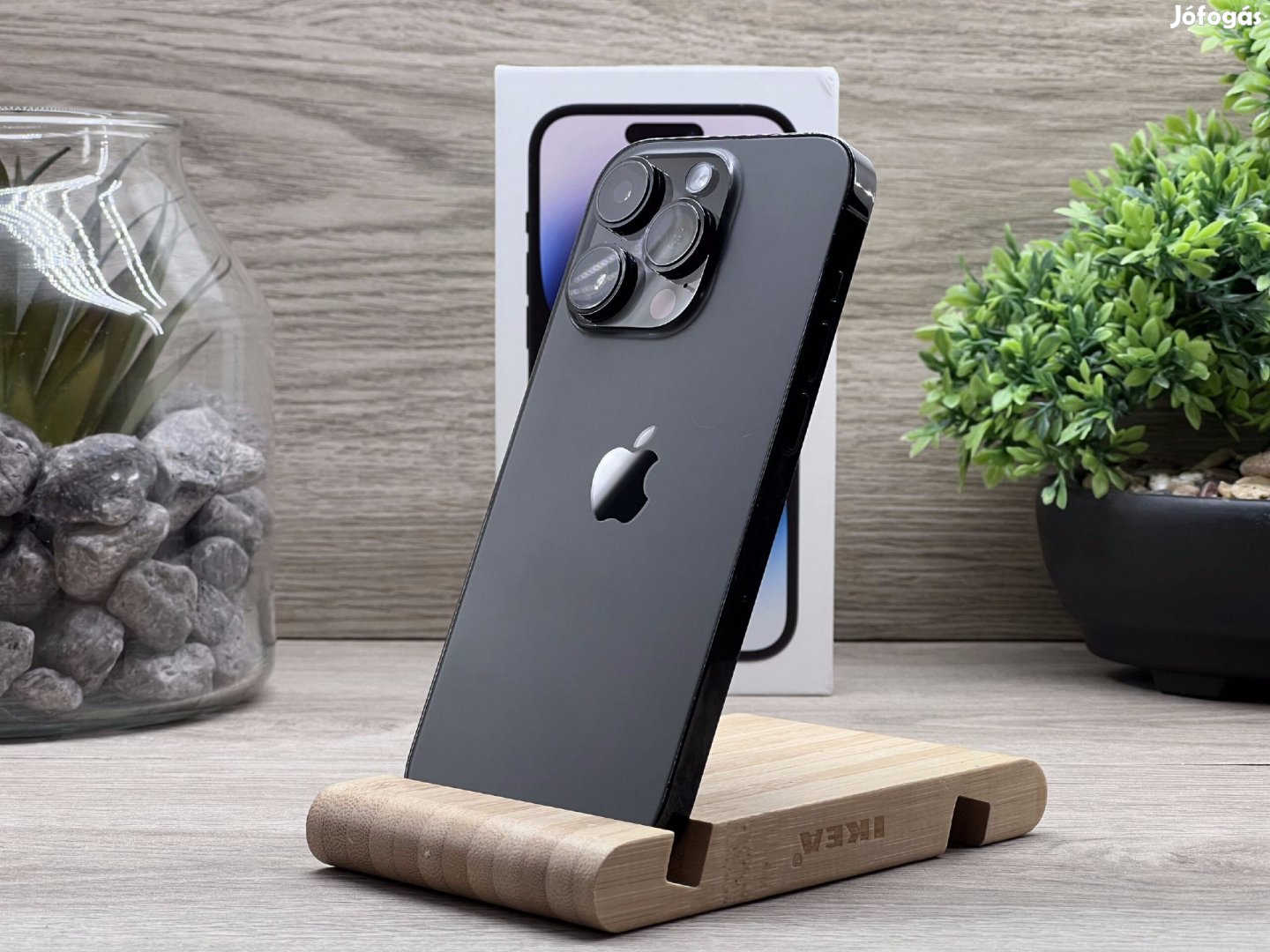 iPhone 14 Pro Space Black 256GB 2 ÉV Garanciával Számlával Aksi 100%