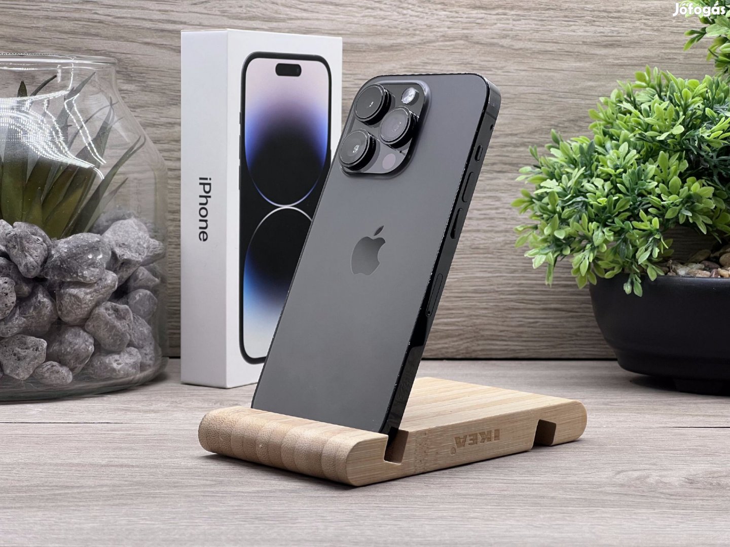 iPhone 14 Pro Space Gray 128GB 2 ÉV Garanciával Számlával 100% Akksi