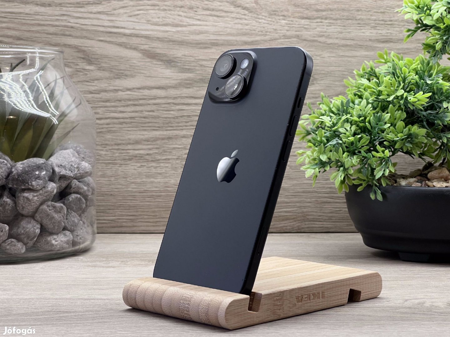 iPhone 15 Black 128GB 2 ÉV Garanciával Számlával Aksi 90%