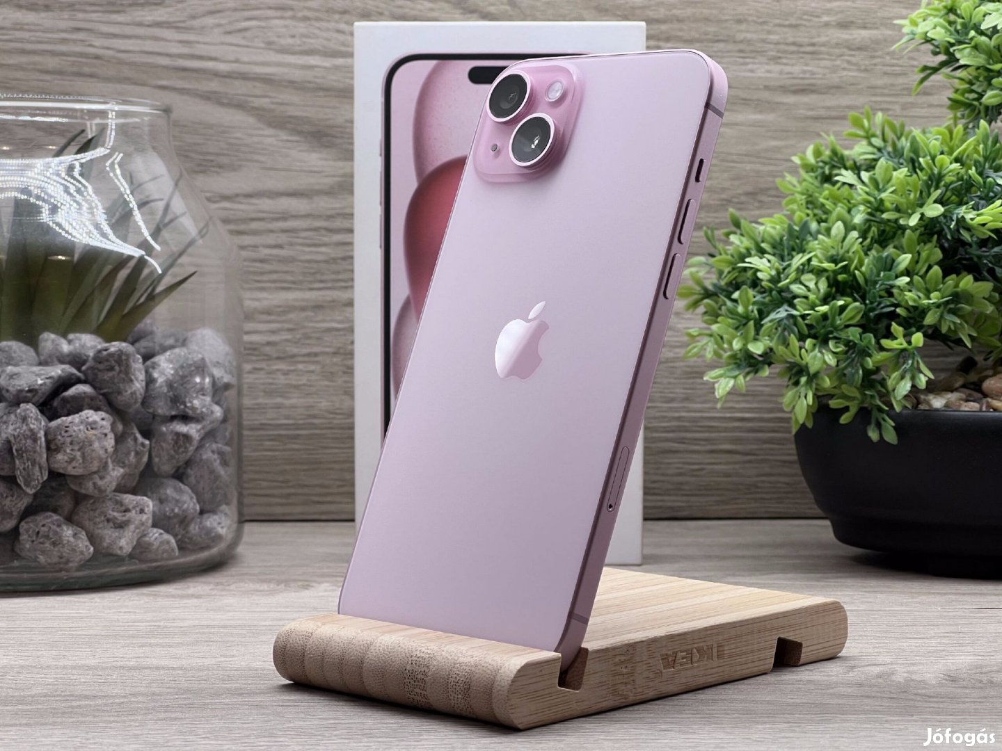 iPhone 15 Plus Pink 128GB 2 ÉV Garanciával Számlával Aksi 97%