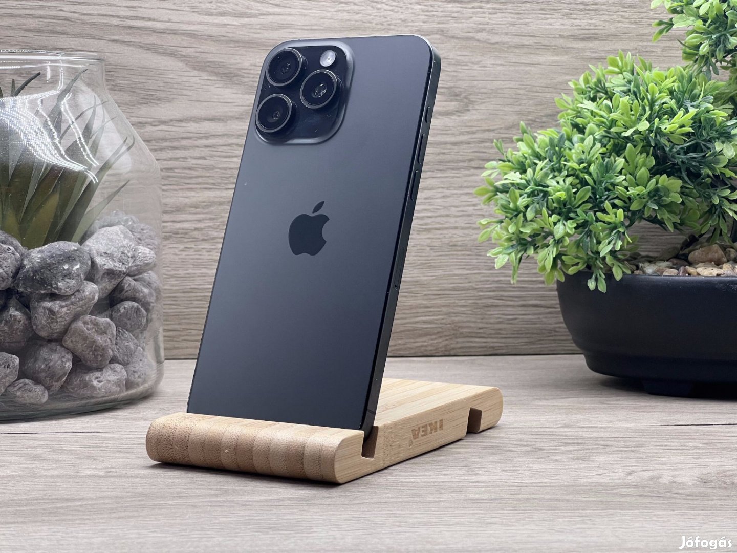 iPhone 15 Pro Max Black Titanium 256GB 2 ÉV Garanciával Számlával