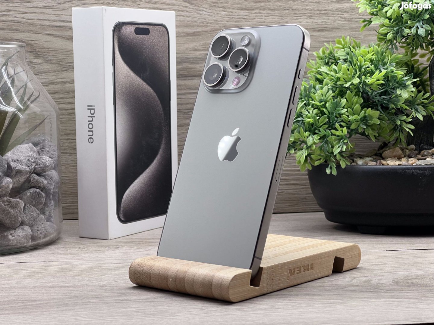 iPhone 15 Pro Max Natural Titanium 256GB 2 ÉV Garanciával Számlával