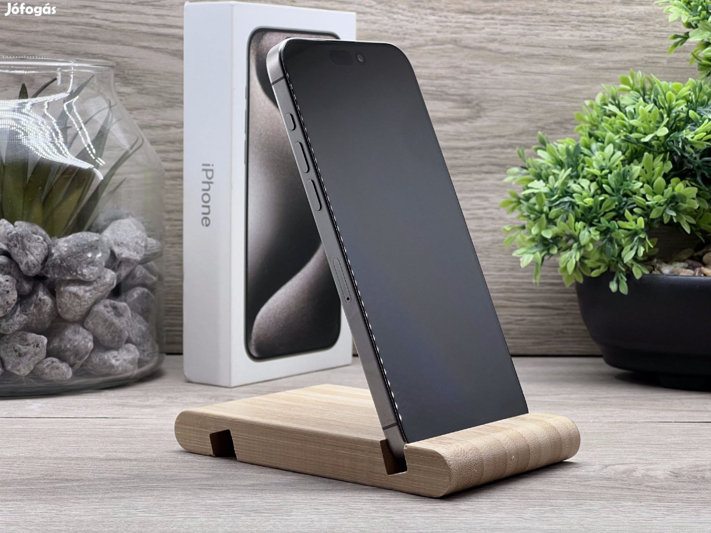iPhone 15 Pro Max Natural Titanium 256GB 2 ÉV Garanciával Számlával