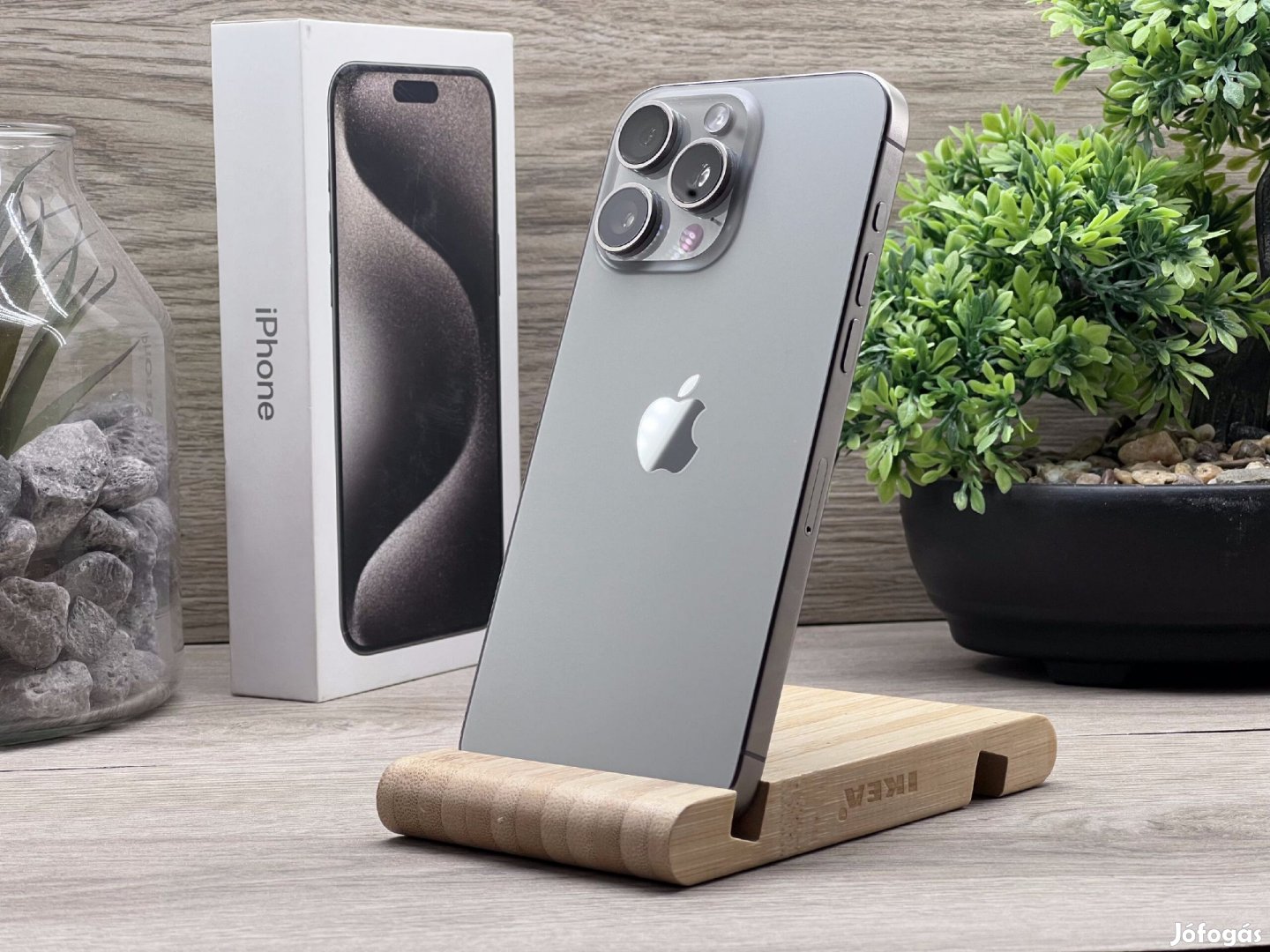 iPhone 15 Pro Max Natural Titanium 256GB 2 ÉV Garanciával Számlával