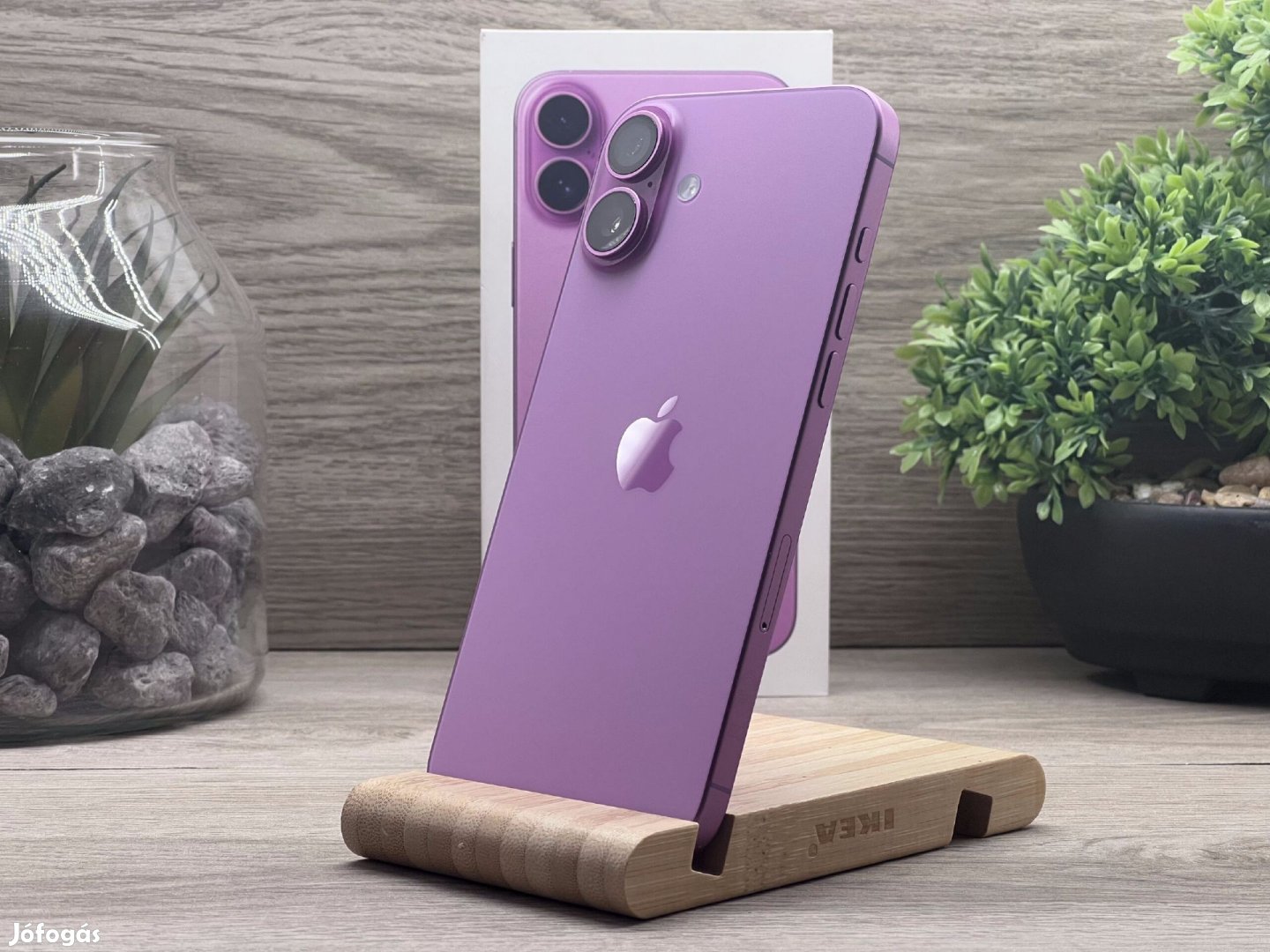 iPhone 16 Plus Pink 128GB 2 ÉV Garanciával Számlával Aksi 95%