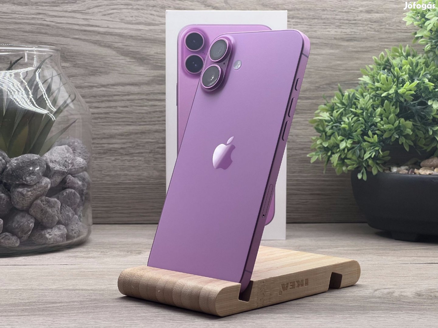 iPhone 16 Plus Pink 128GB 2 ÉV Garanciával Számlával Aksi 95%