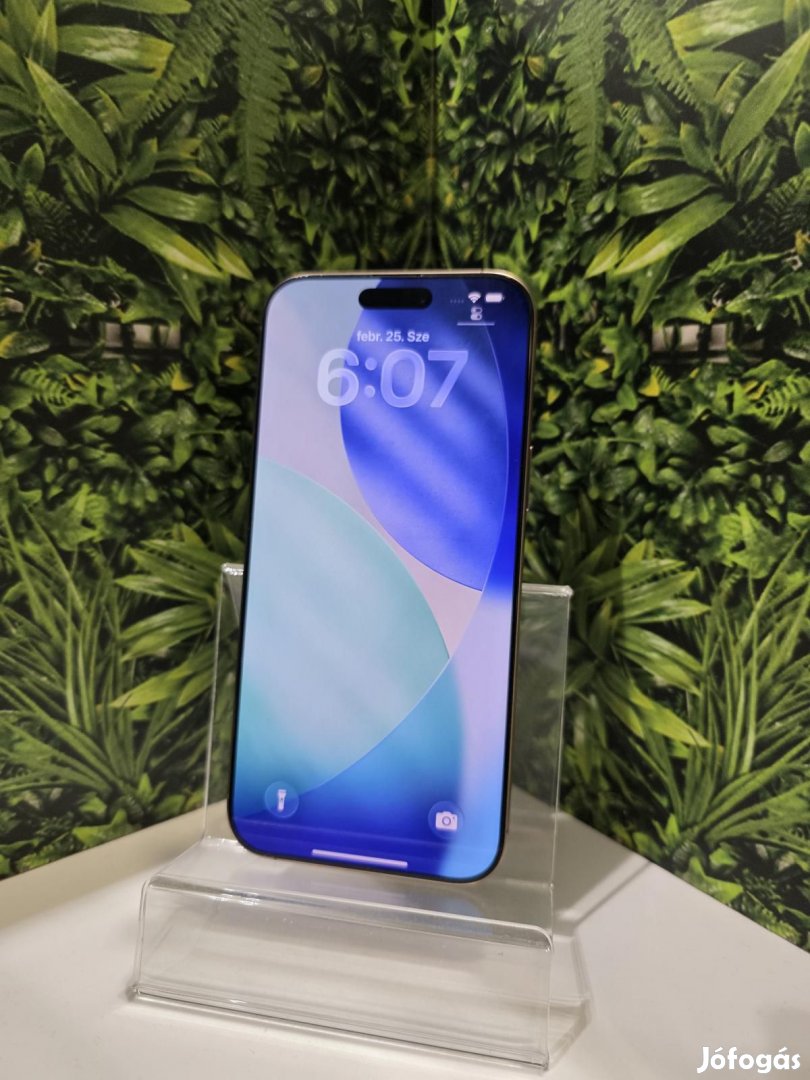 iPhone 16 Pro Max Kártyafüggetlen 256 GB, 12 hó garancia