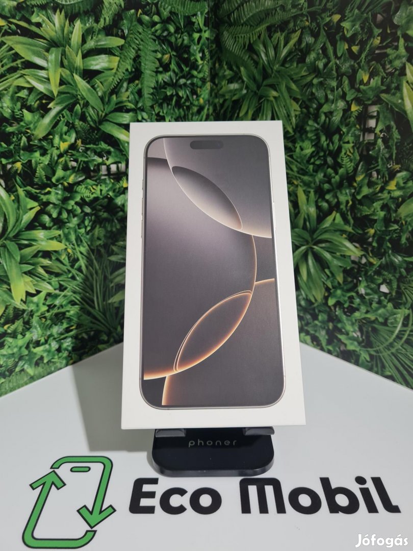 iPhone 16 Pro Max Kártyafüggetlen 256 GB, 12 hó garancia