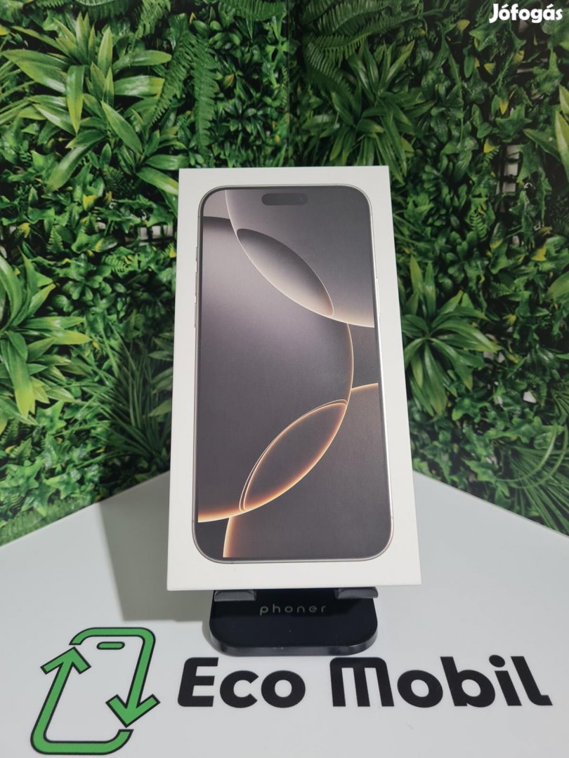 iPhone 16 Pro Max Kártyafüggetlen 256 GB, 12 hó garancia
