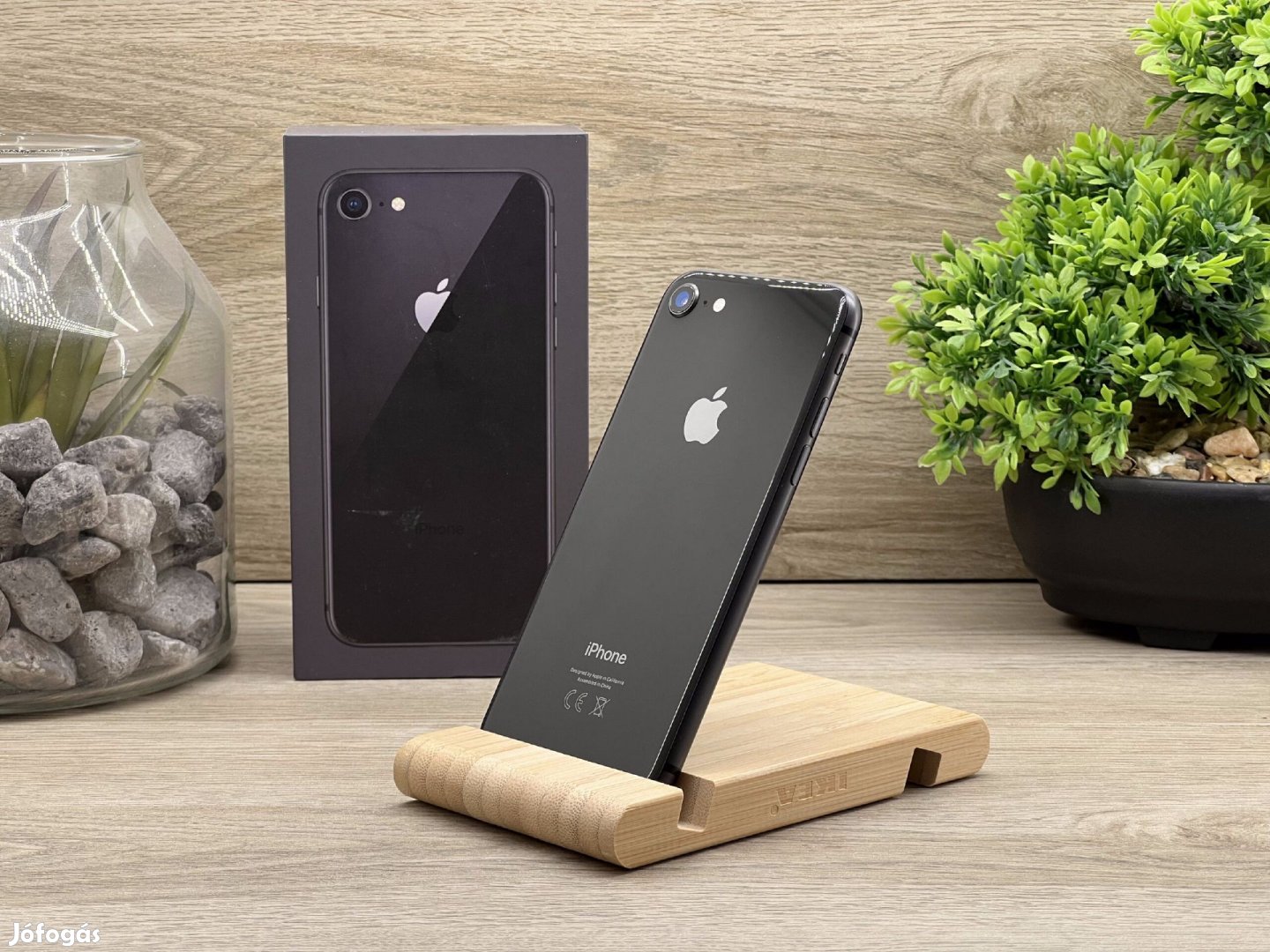 iPhone 8 Space Gray 256GB 1 ÉV Garanciával Számlával