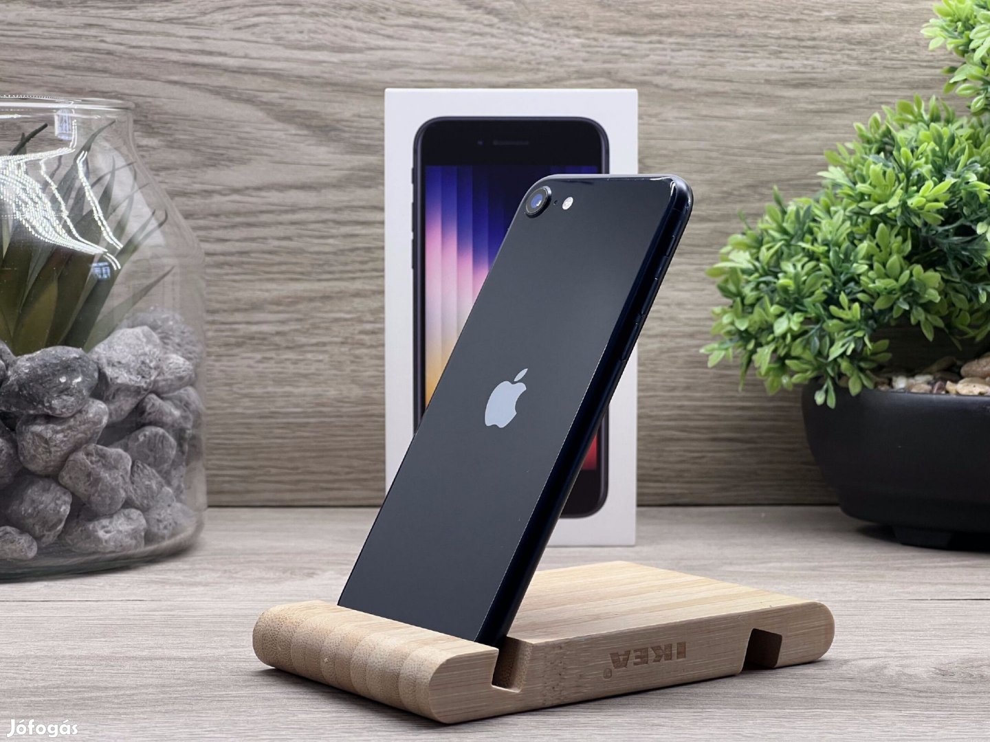 iPhone SE2022 Midnight 128GB 2 ÉV Garanciával Számlával Aksi 94%