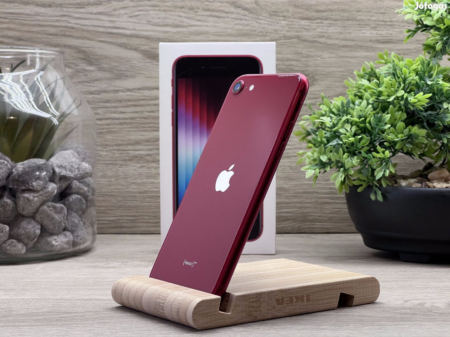 iPhone SE2022 Red 64GB 2 ÉV Garanciával Számlával Aksi 90%