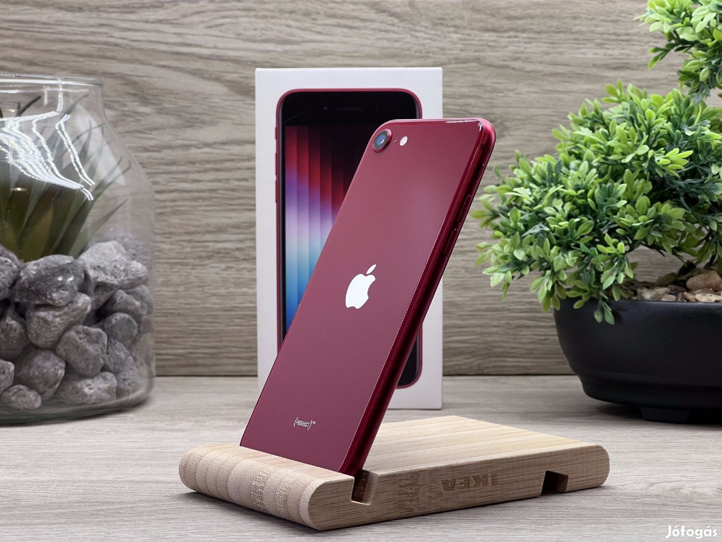 iPhone SE2022 Red 64GB 2 ÉV Garanciával Számlával Aksi 90%