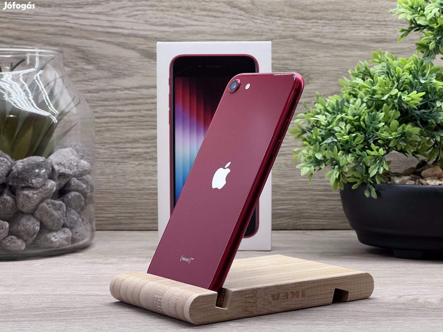iPhone SE2022 Red 64GB 2 ÉV Garanciával Számlával Aksi 90%