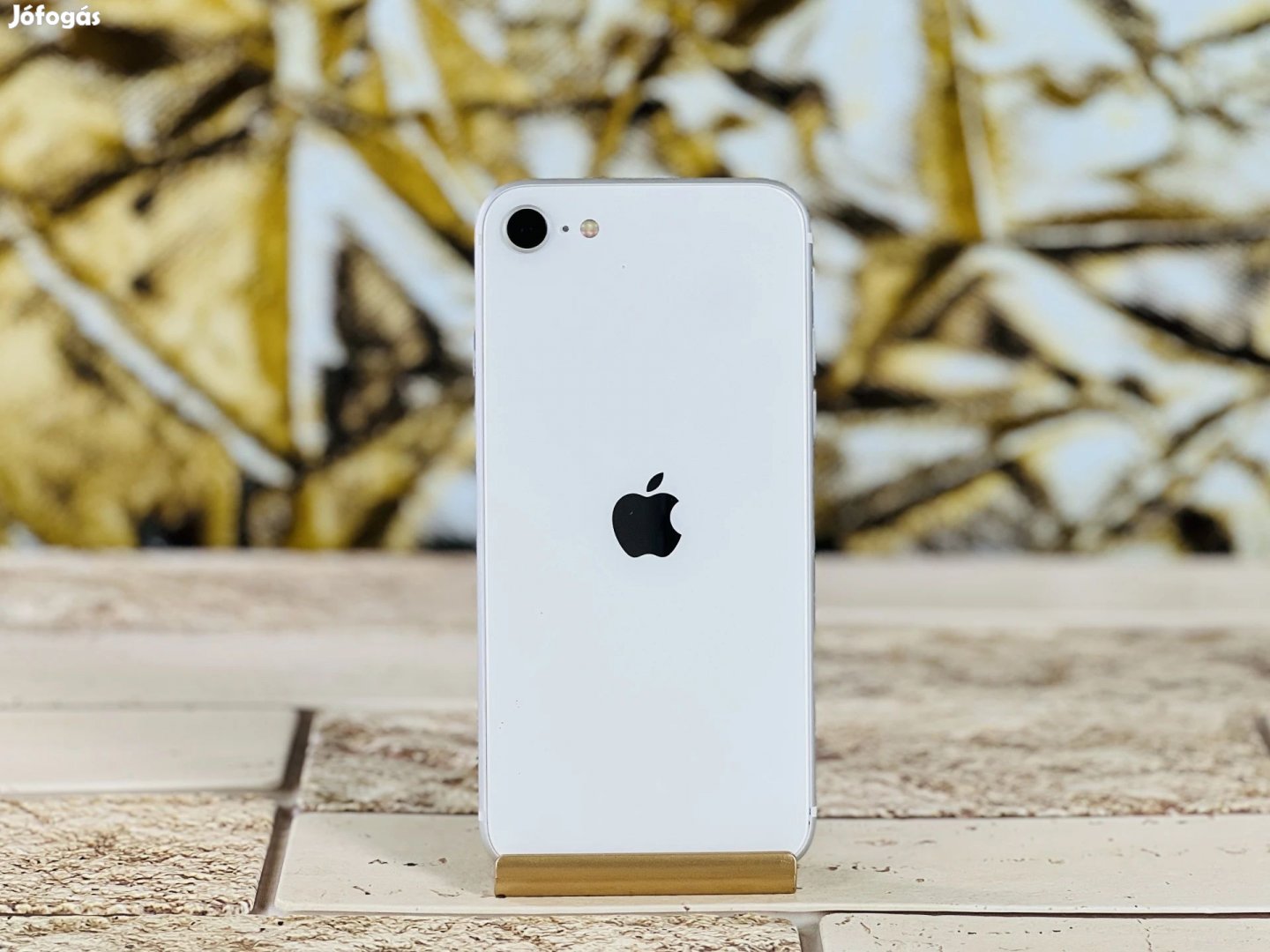 iPhone SE (2020) 128 GB White 100% akku, szép állapotú - 12 HÓ