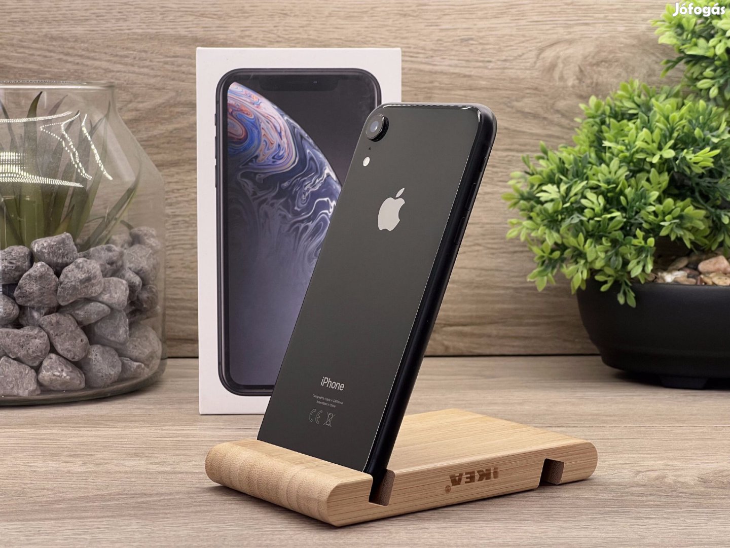 iPhone XR Black 64GB 1 ÉV Garanciával Számlával Aksi 95%