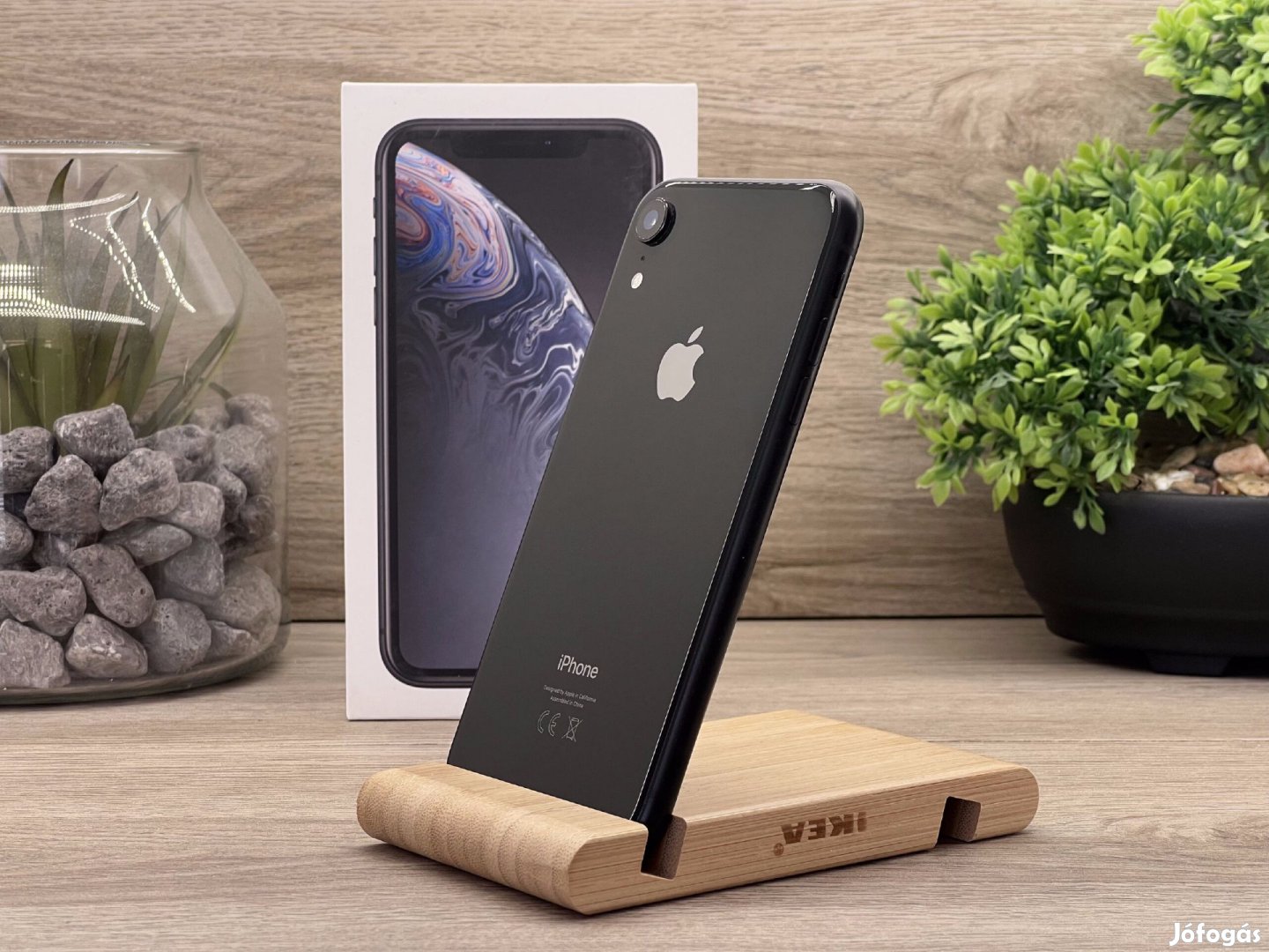 iPhone XR Black 64GB 1 ÉV Garanciával Számlával Aksi 95%